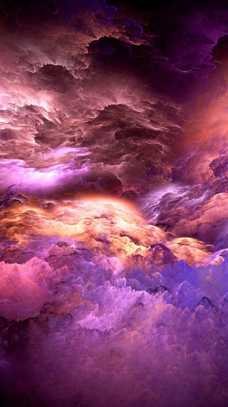 750x1334 Abstract Colors, Unreal, Clouds 750x1334 IPhone 8 7 6 6S Wallpaper