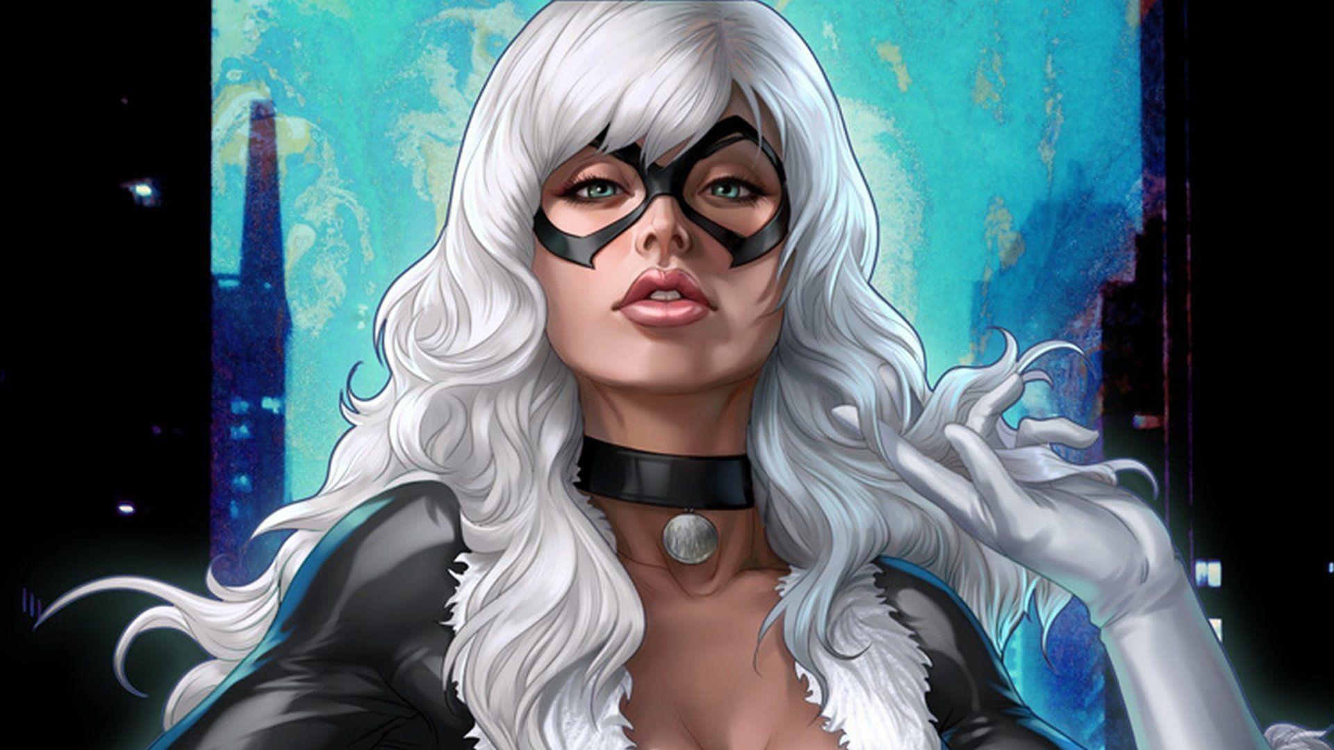 1920x1080 Comics Black Cat Wallpaper Cat Spider Man Homecoming