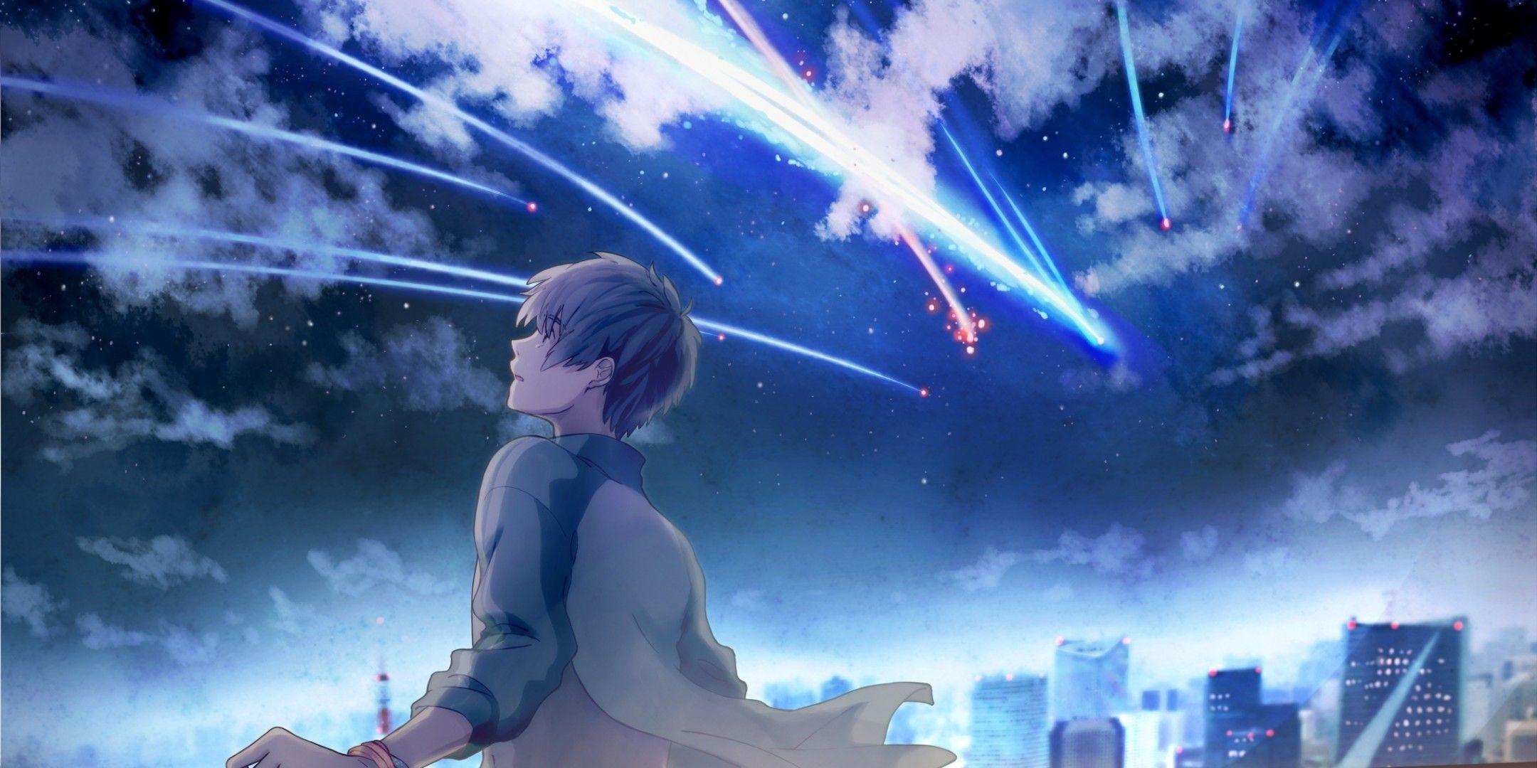 2160x1080 Download 2160x1080 Taki Tachibana, Your Name, Kimi No Na Wa, Sky