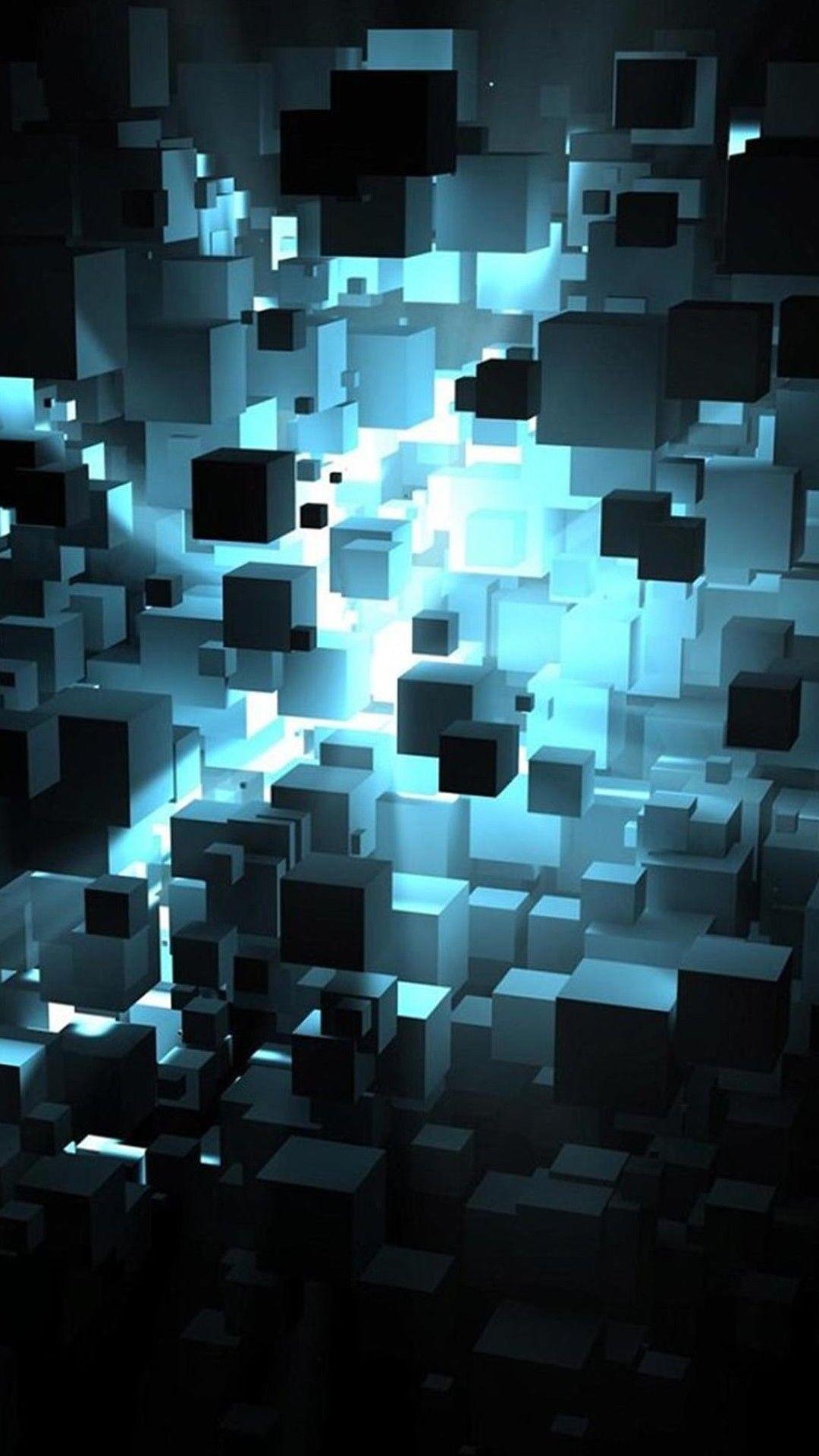 1080x1920 3D Cubes