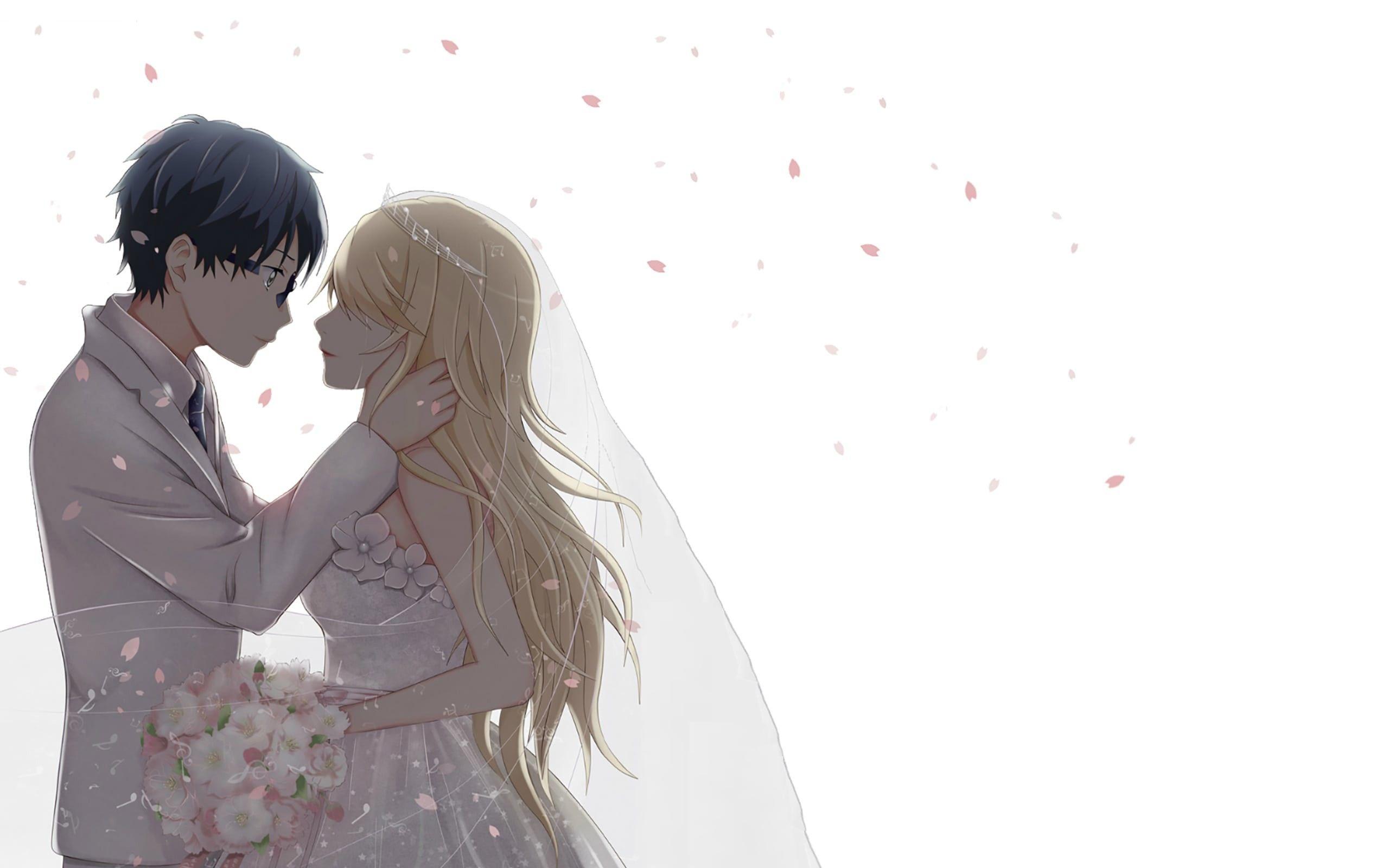 Anime Wedding Wallpapers - Top Free Anime Wedding Backgrounds -  WallpaperAccess