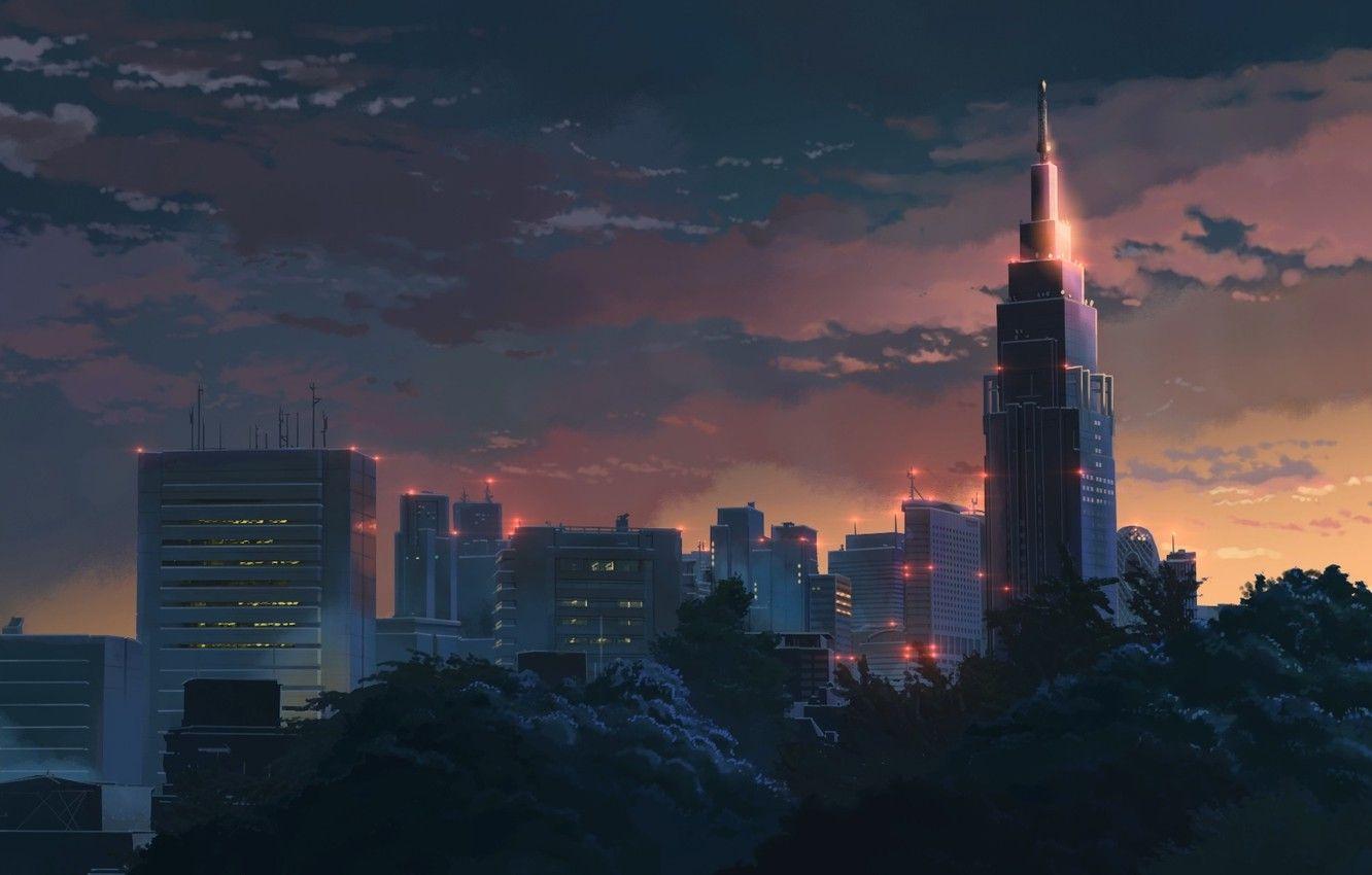 Anime Skyline Wallpapers - Top Free Anime Skyline Backgrounds ...