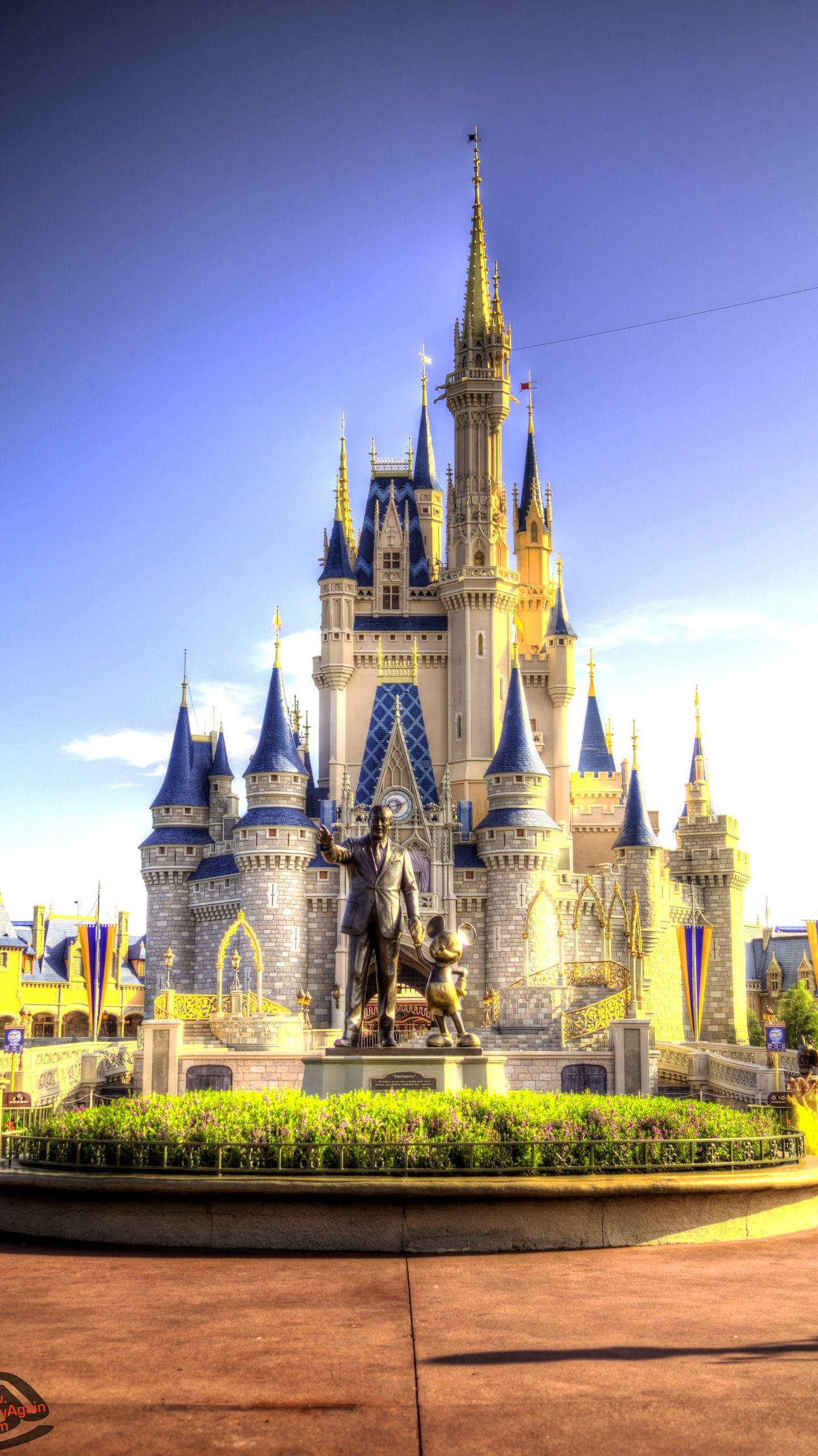 1440x2560 Free download Cinderella Castle Wallpaper AtDisneyAgain