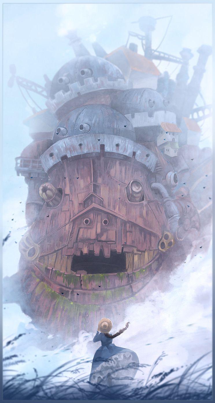 744x1392 Howl's Moving Castle, Gokupo 101
