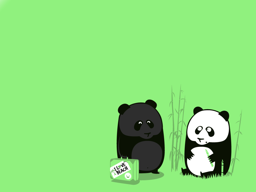 1024x768 Panda Bear Wallpaper