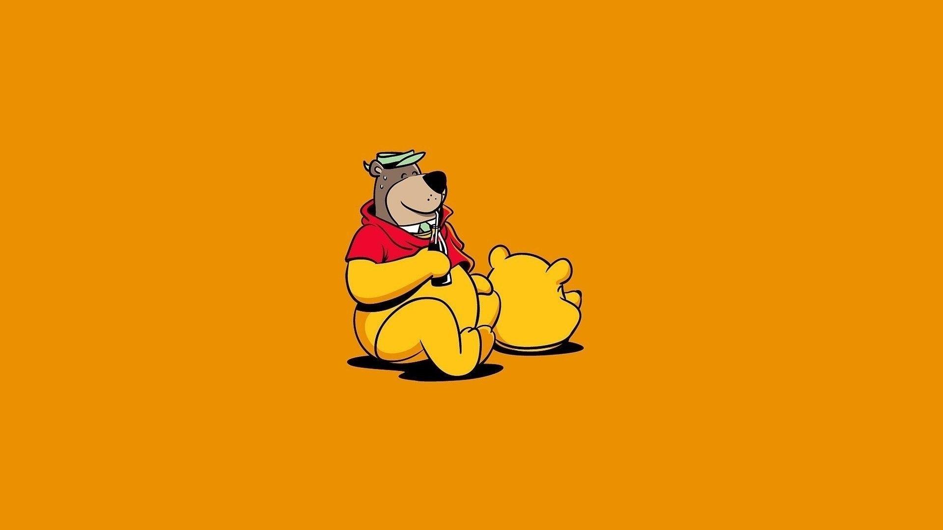 1920x1080 Bear Cartoon Wallpaper