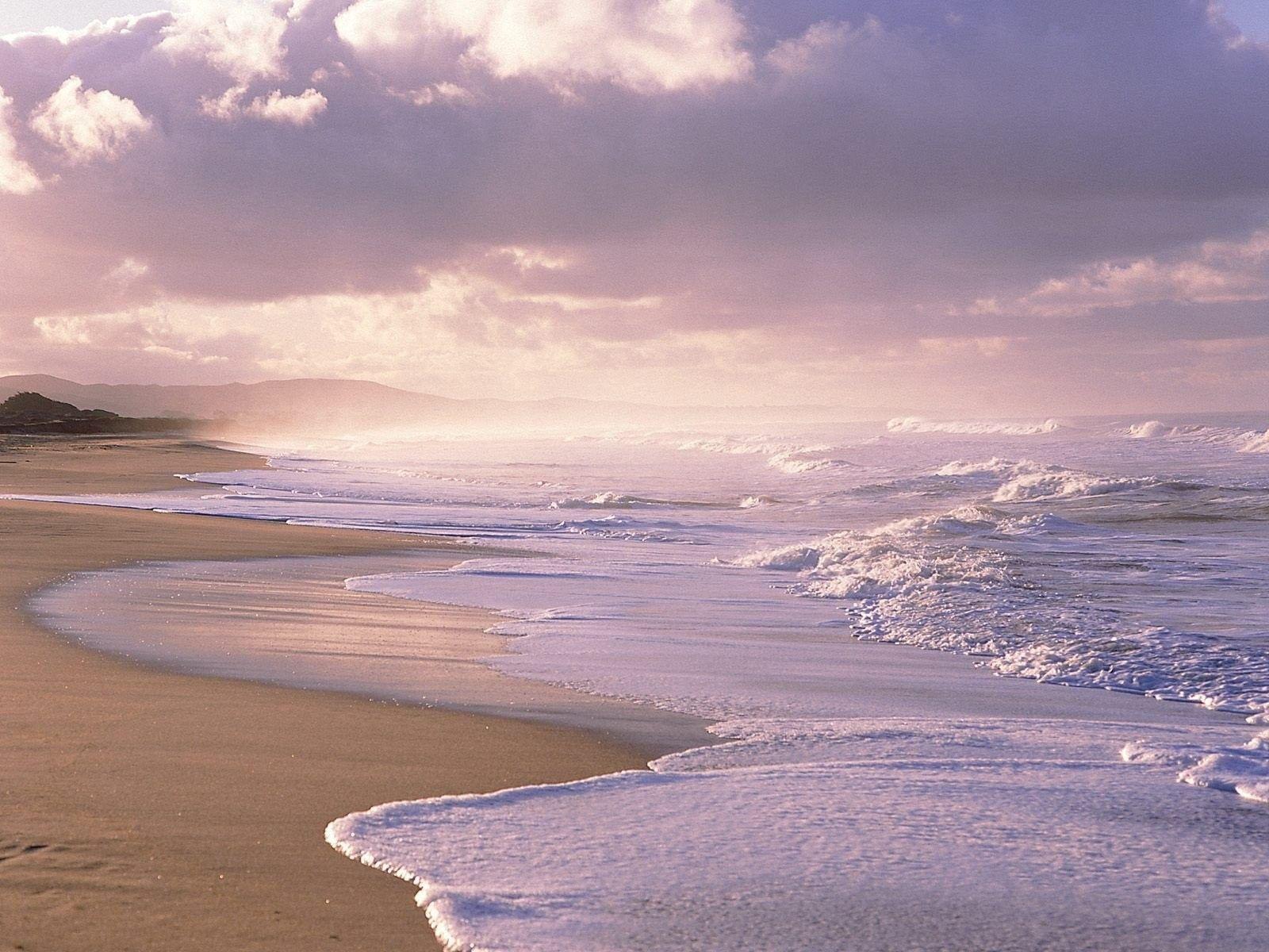 1600x1200 HD Beach Wallpaper, Summer Time, Clouds, Landscape, Landscapes