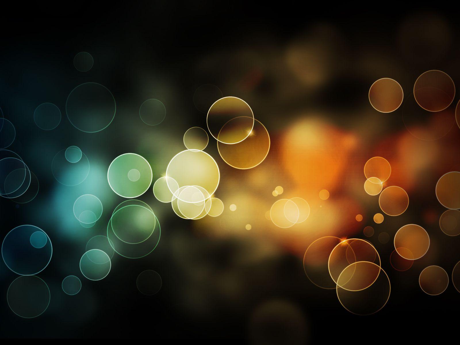 1600x1200 HD Wallpaper Zone: HD Abstract Bubbles in black background