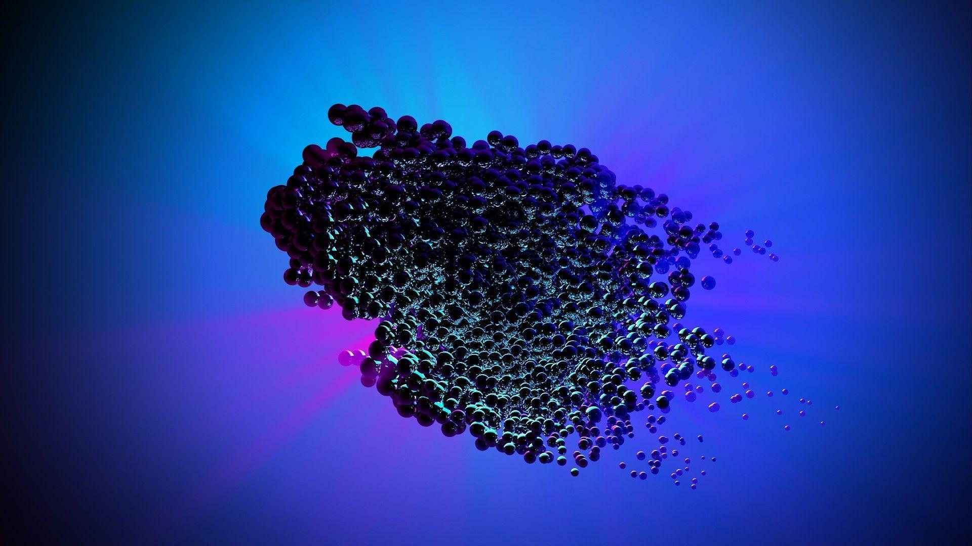 1920x1080 Free download Floating black bubbles wallpaper 14432 1920x1080