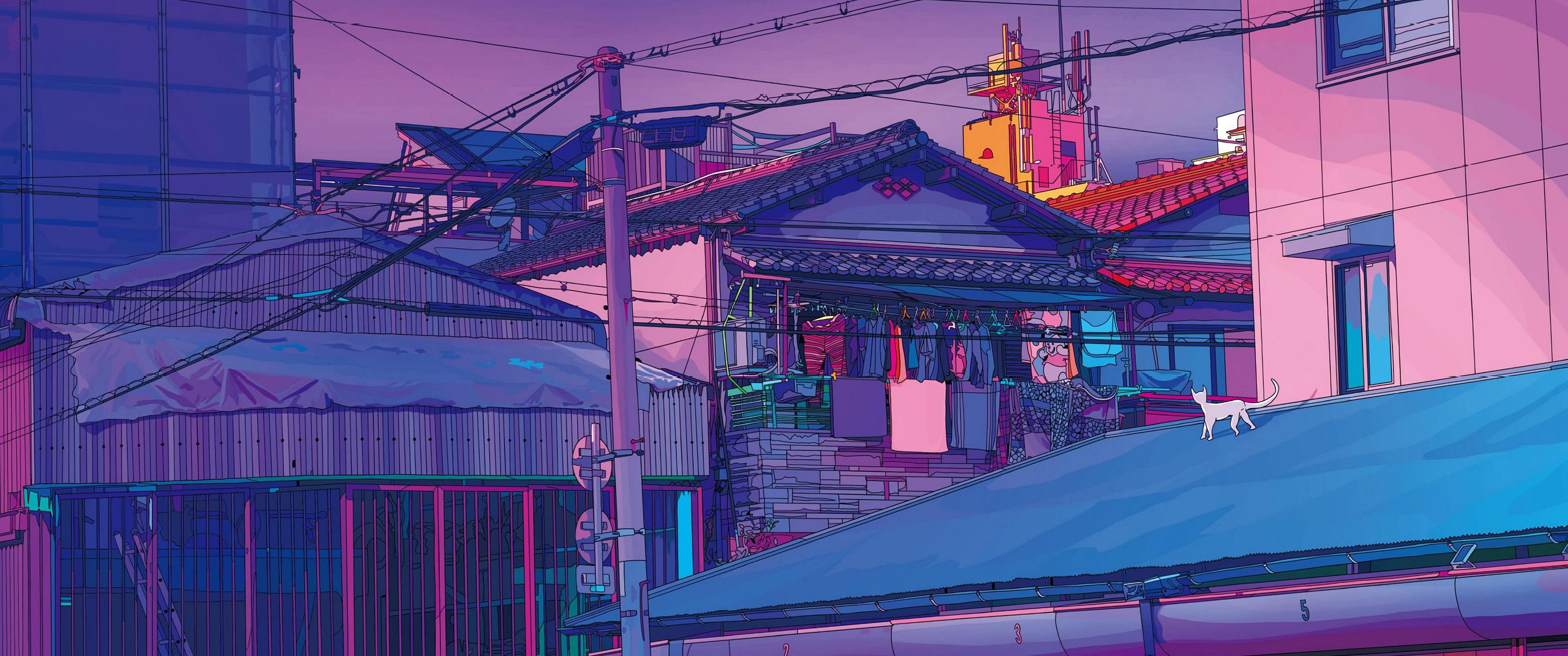 3440x1440 Japan Street [3440x1440]