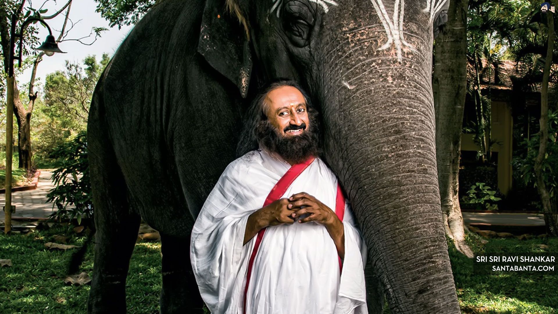 1920x1080 SantaBanta Spiritual Sri Sri Ravi Shankar Wallpaper
