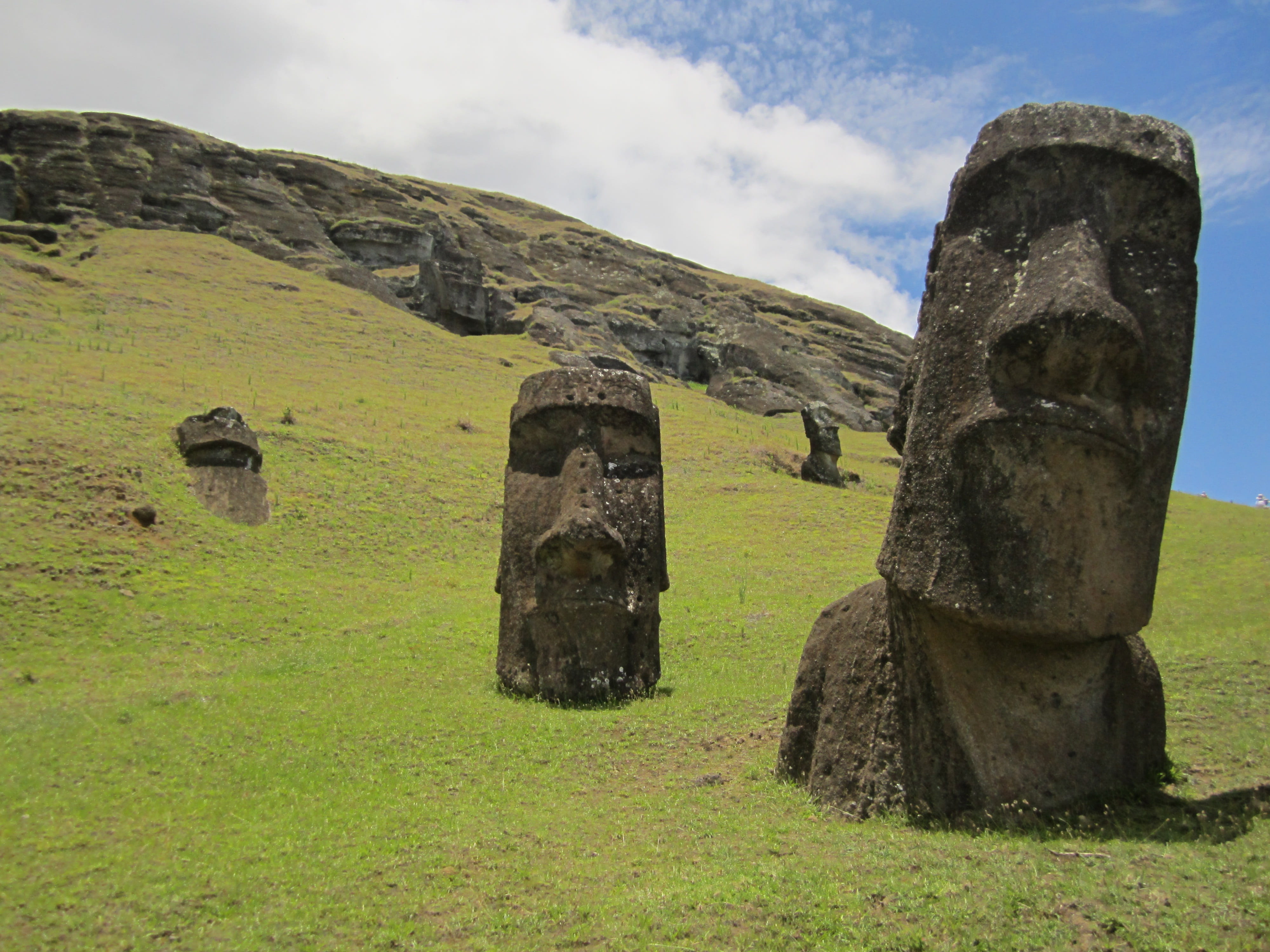 4000x3000 Royalty Free Photo: Moai Easter Island