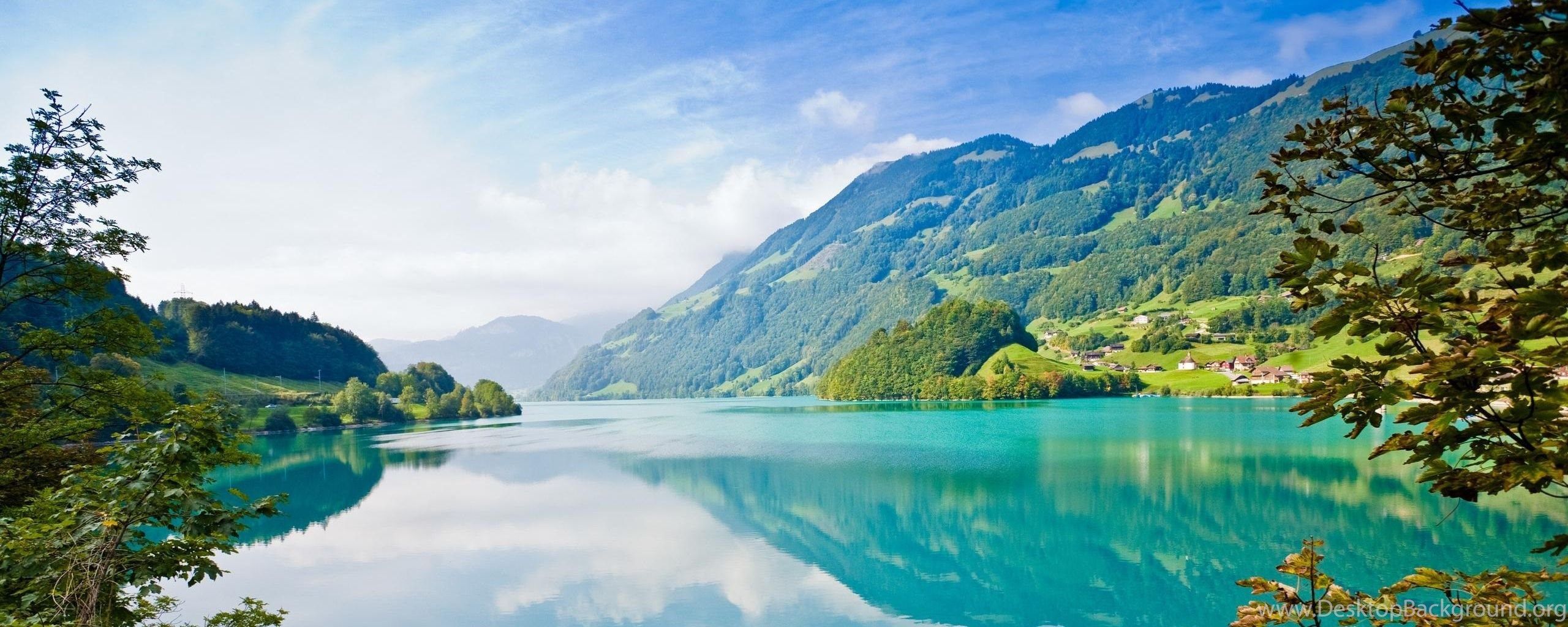 2560x1024 Dual Monitor Summer Wallpaper