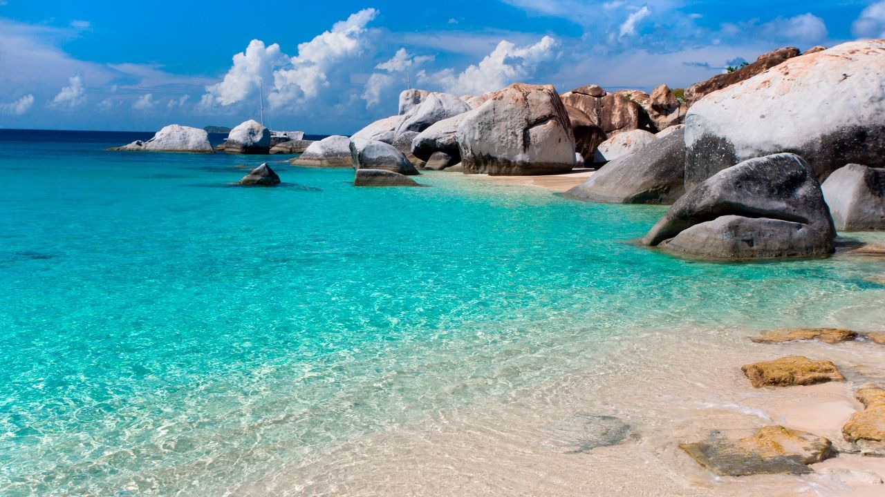 1280x720 Summer Beach Scene 4K UHD Wallpaper for UltraHD Desktop and TV : Dual Monitor : Smartphone and Tablet Devices