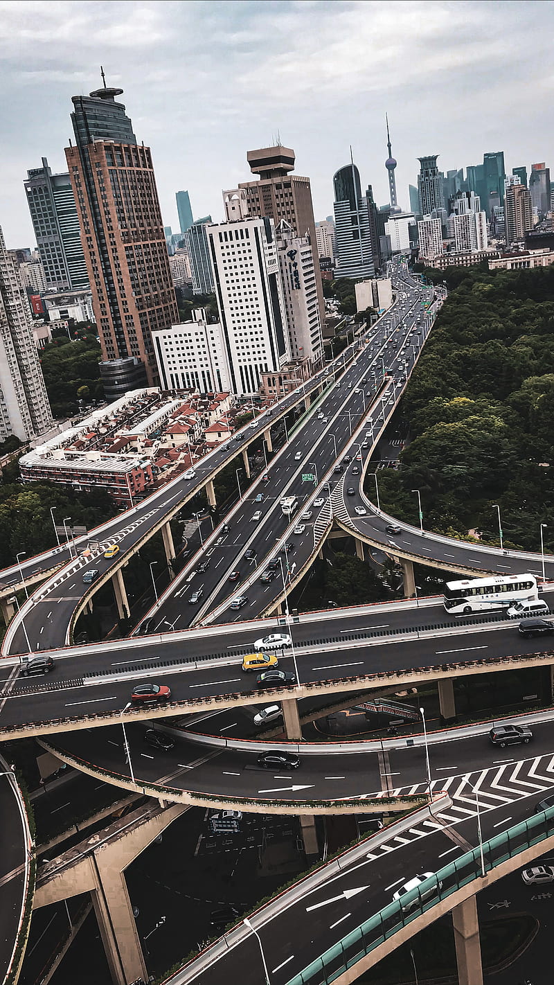 800x1422 Highway, Bomb, carros, city, lahore, pakistan, graphy, road, surreal, urban, HD phone wallpaper
