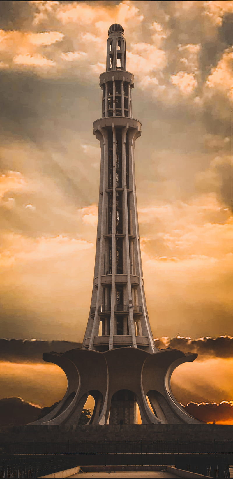 800x1644 Lahore, beauty, minare pakistan, nature, old buildings, pakistan, HD phone wallpaper
