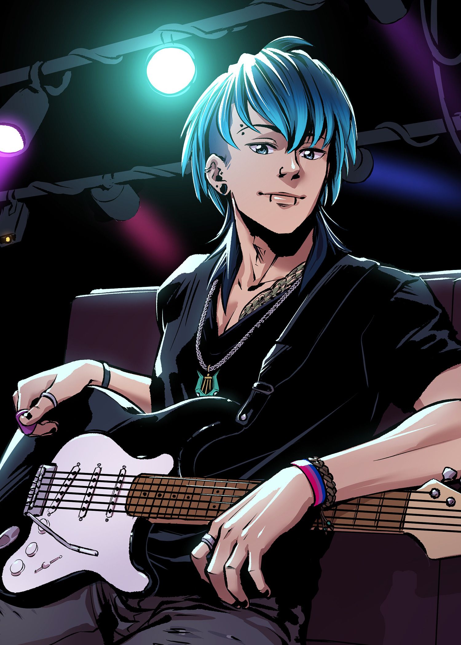 1500x2100 Drew this for a friend for his birthday; an adult Luka Couffaine! He had a pretty clear vision of how he thought Luka would look
