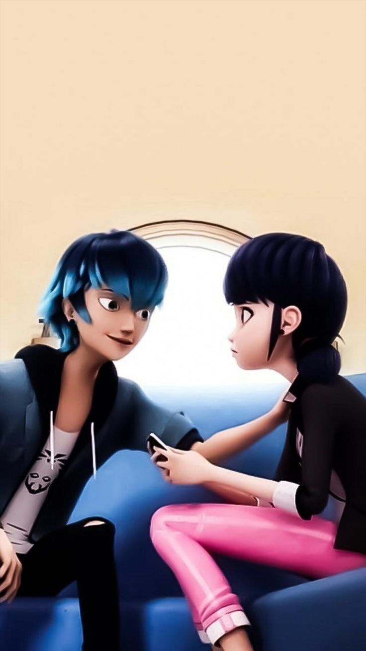 736x1308 Miraculous Ladybug Lukanette Wallpaper