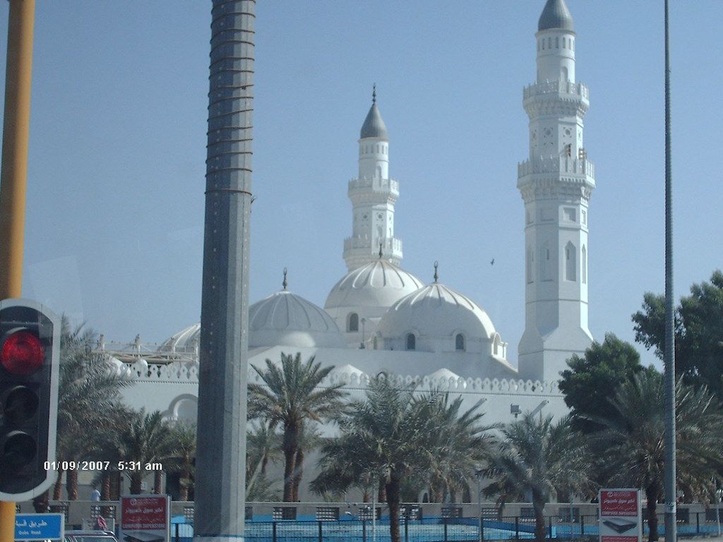 1024x768 Masjid Quba. First Mosque in Islam. aisha hajj