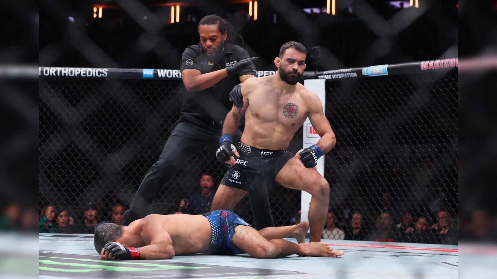 1600x900 Watch: Benoit Saint Denis Scores One Of UFC's Fastest KOs; Drops Dariush In 16 Seconds At MSG Economic Times