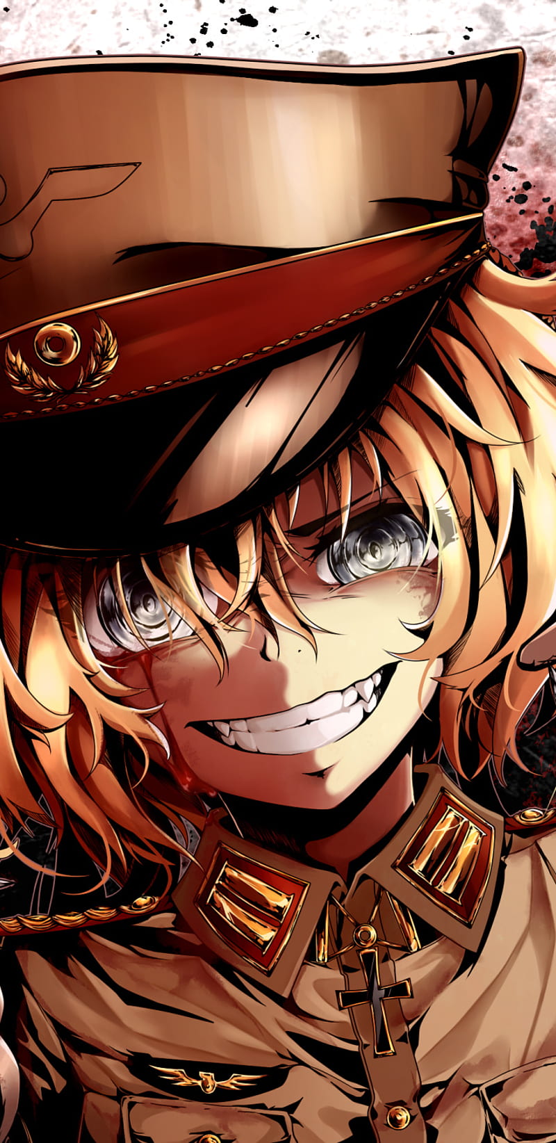 800x1644 Youjo senki Tanya, anime girl, tanya, tanya degurechaff, guerra, youjo senki, HD phone wallpaper