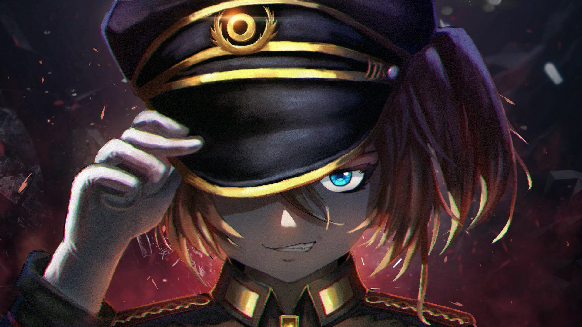 1920x1080 Tanya Degurechaff: HD Wallpaper from The Saga of Tanya the Evil