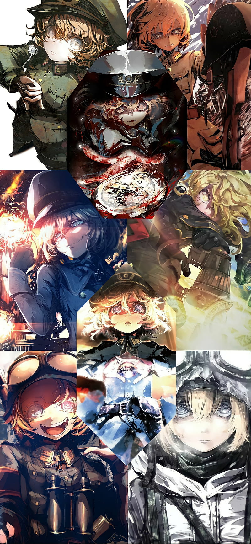 800x1734 Tanya, tanya degurechaff, youjo senki, HD phone wallpaper