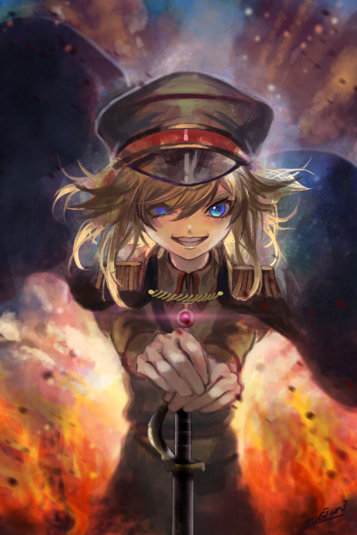 1200x1800 Tanya Degurechaff Senki Wallpaper by ムシウニ Anime Image Board