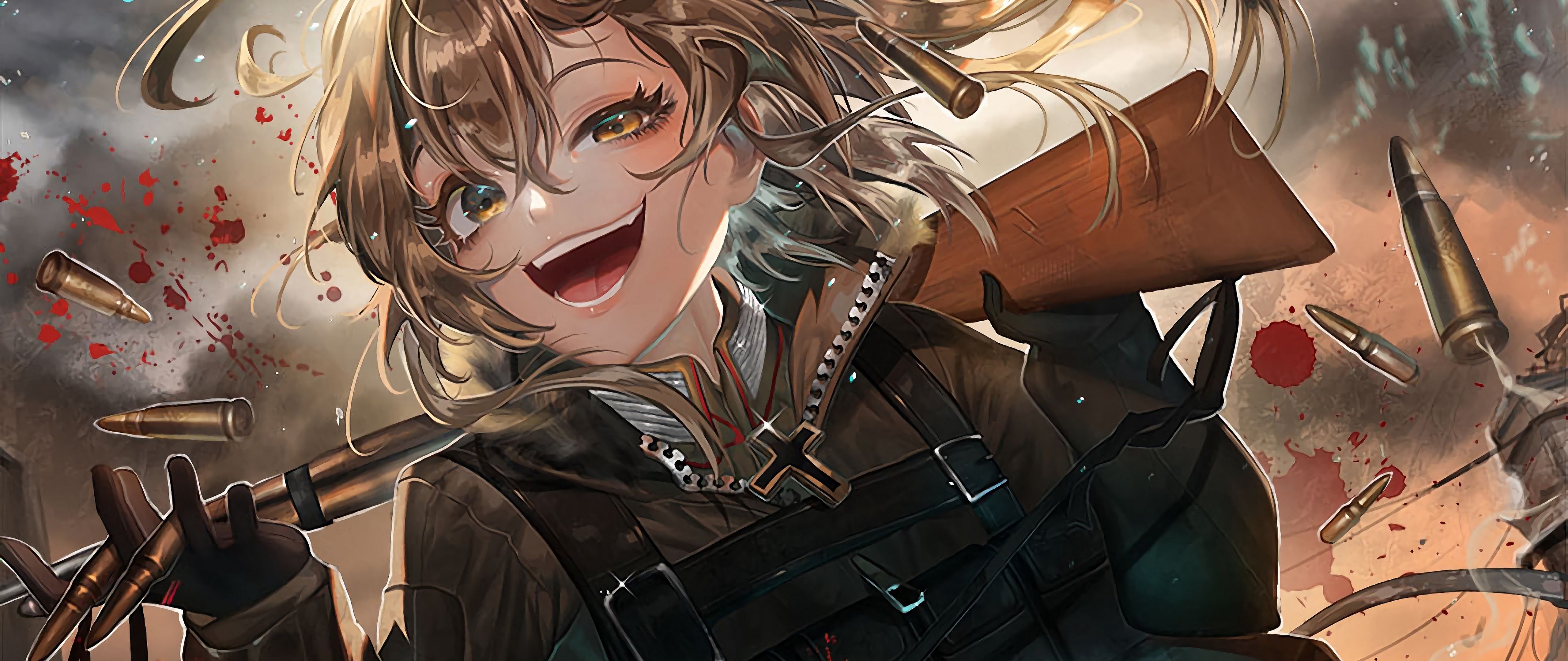 5120x2160 The Saga of Tanya the Evil Anime Girl Tanya 4K Wallpaper HD