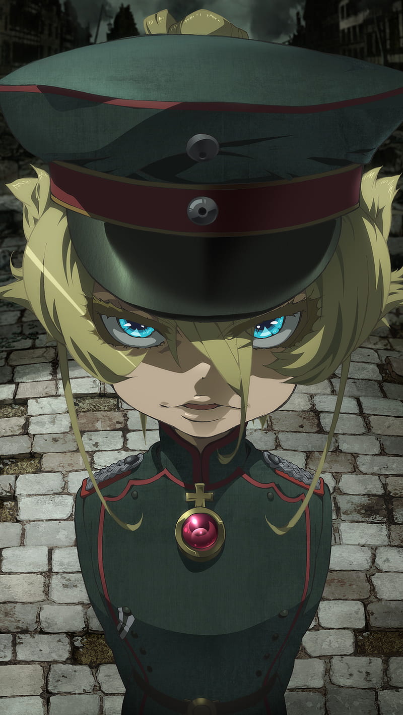 800x1417 Tanya von Degurechaf, anime, degurechaff, military, tanya, tanya the evil, youjo senki, HD phone wallpaper