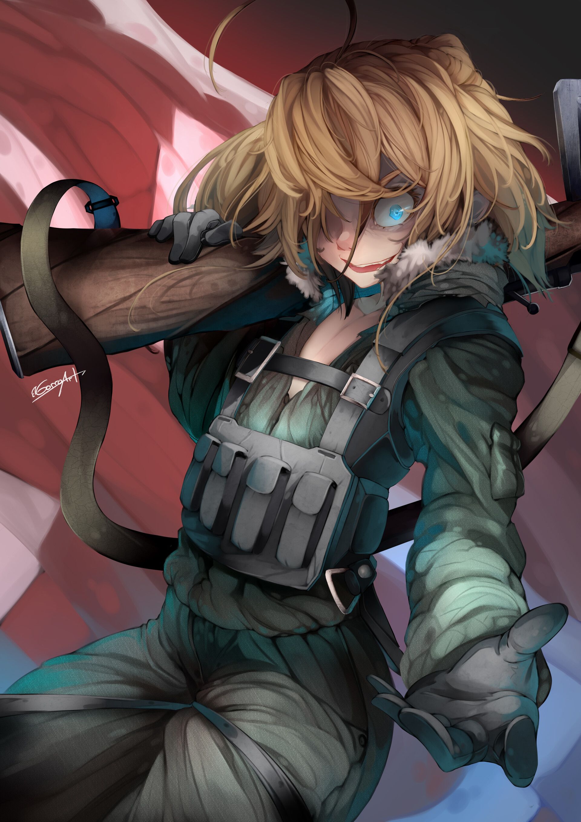 1920x2715 Tanya von Degurechaff.. Youjo Senki