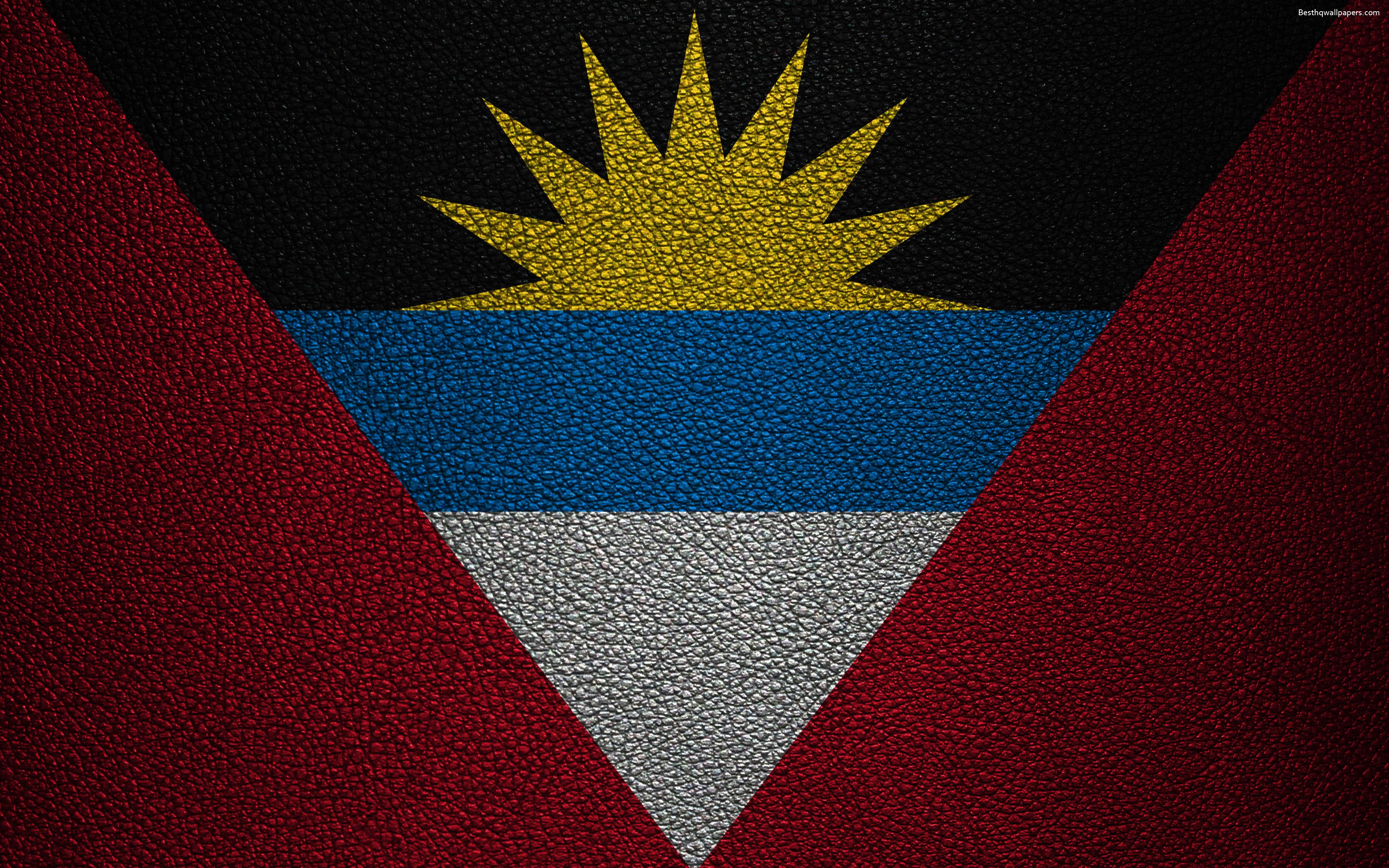 3840x2400 Antigua And Barbuda Flag Wallpaper