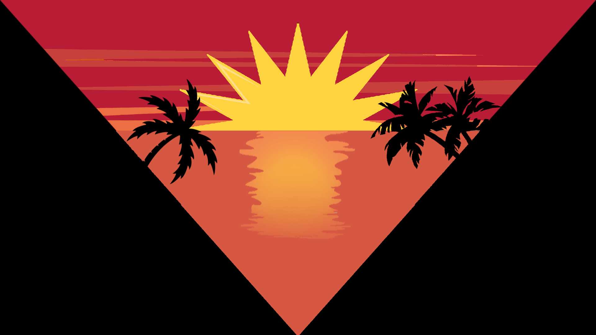 1920x1080 If Antigua And Barbuda's flag was the sun setting