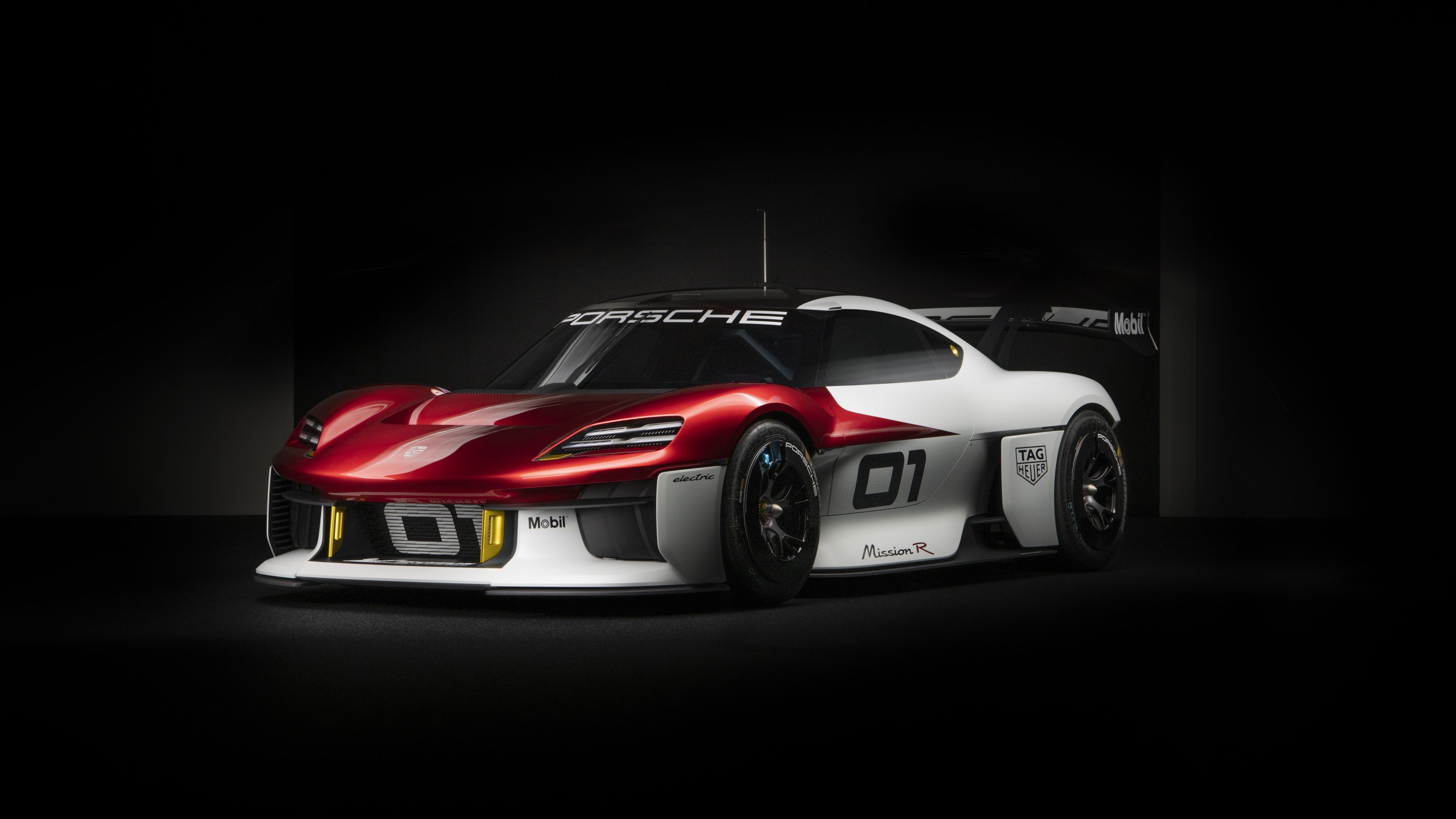 3840x2160 Porsche Mission R Wallpaper 4K, 8K, Electric Sports cars