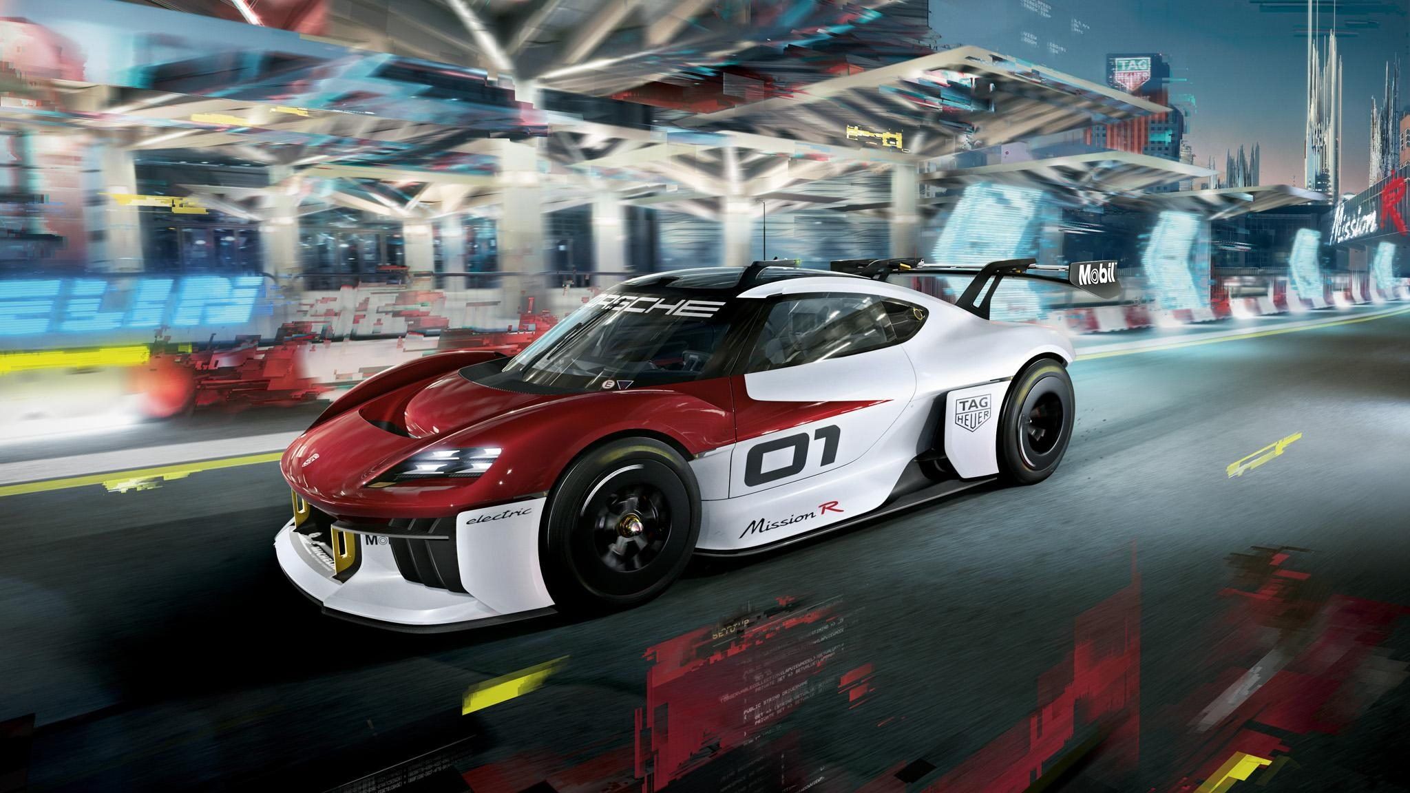 2048x1152 The Porsche Mission R Electrified. Porsche Centre Langley