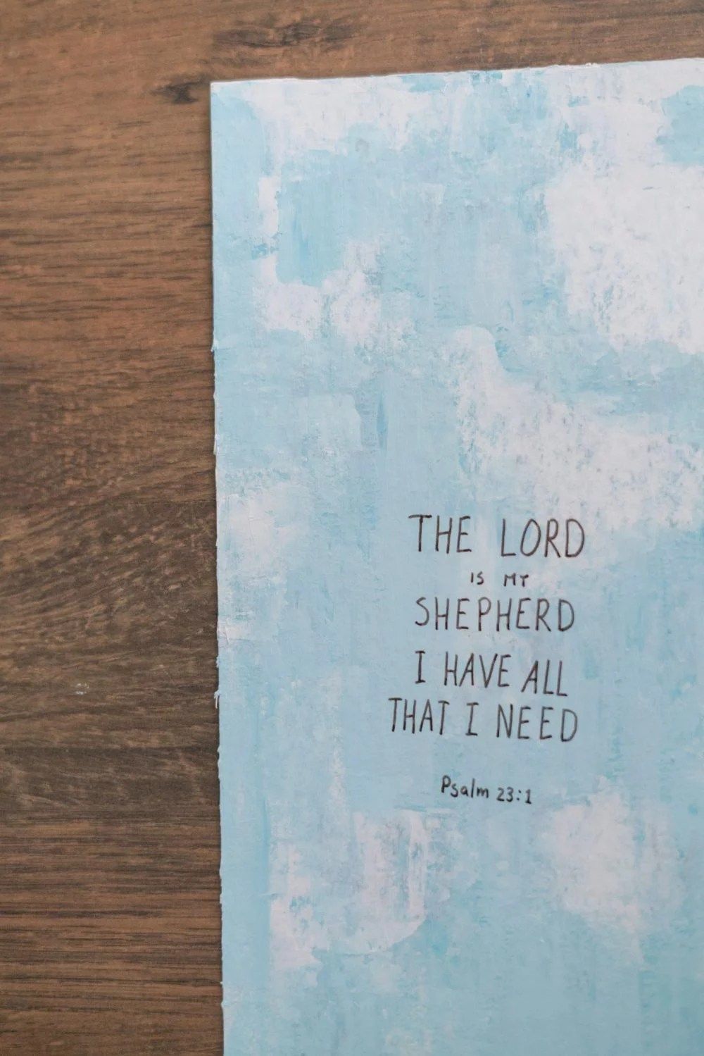 1000x1499 The Lord is my Shepherd