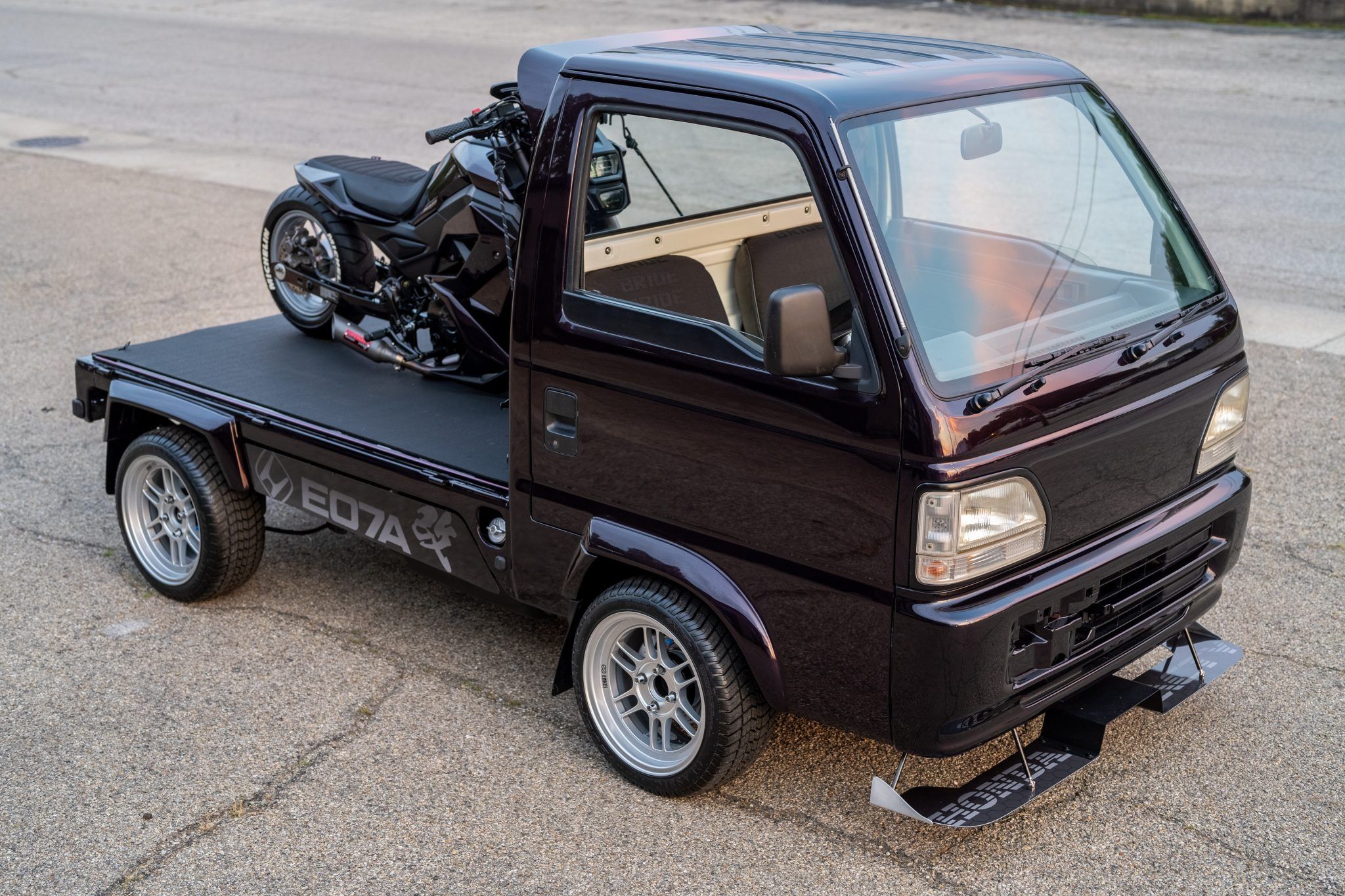 2048x1365 This Gloriously Purple Honda Acty And Stretched Honda Grom Are The Raddest Things You Can Buy Right Now