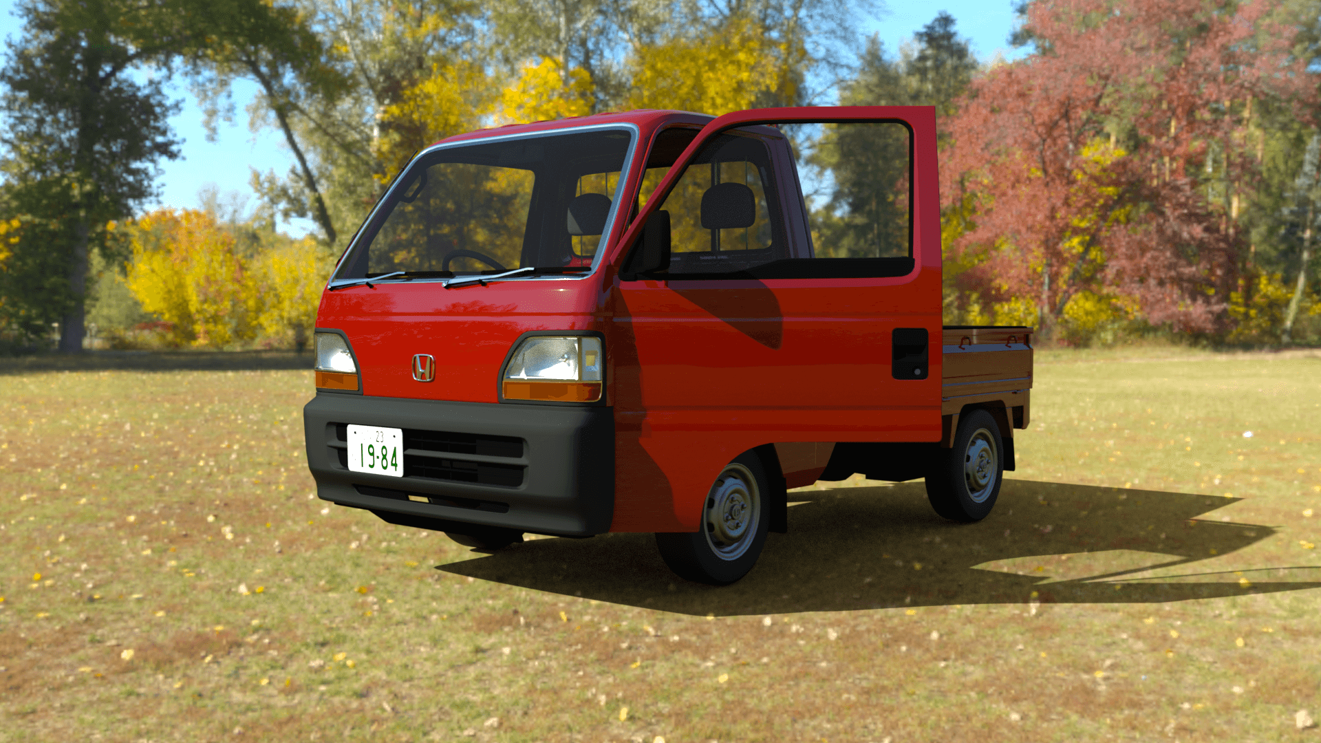 1920x1080 Honda Acty 1998 3D Render, Digital Art