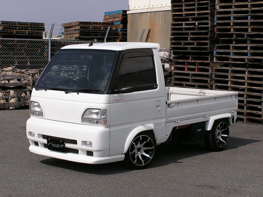 1024x768 Fender Flares For Honda Acty Truck HA3 HA4 96 99 Mini Kei Truck