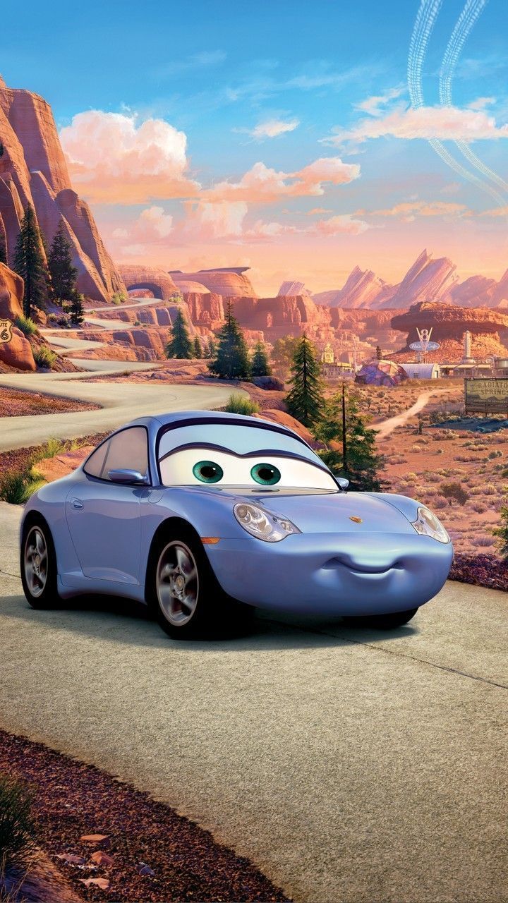 720x1280 Disney Cars Wallpaper. Lightning McQueen Driving Scene. Cars filme, Carros desenho filme, Desenho carros disney