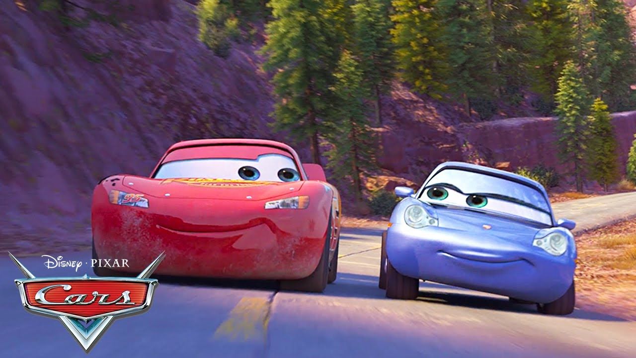 1280x720 Lightning McQueen and Sally Go for a Drive. Pixar Cars. @disneyjr