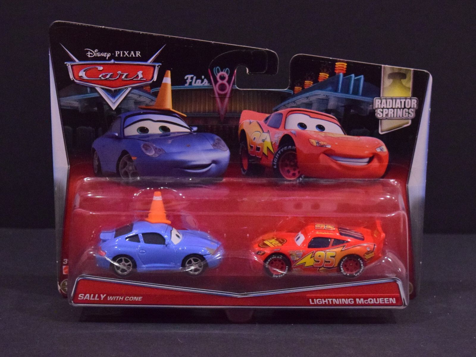 1600x1200 Sally with Cone & Lightning McQueen Disney Pixar Cars Radiator Springs new 2PK