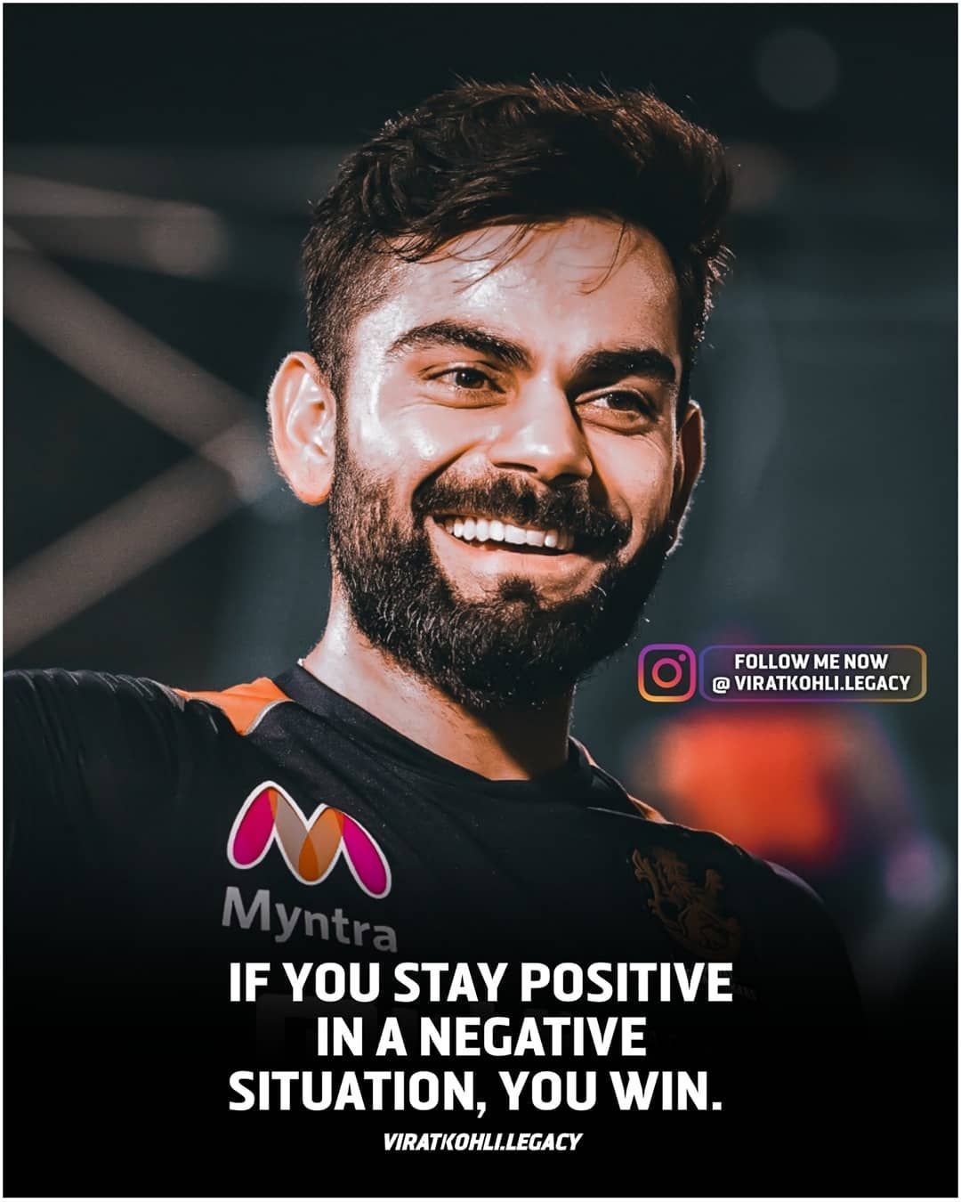 1080x1350 Virat Kohli Motivation Wallpaper