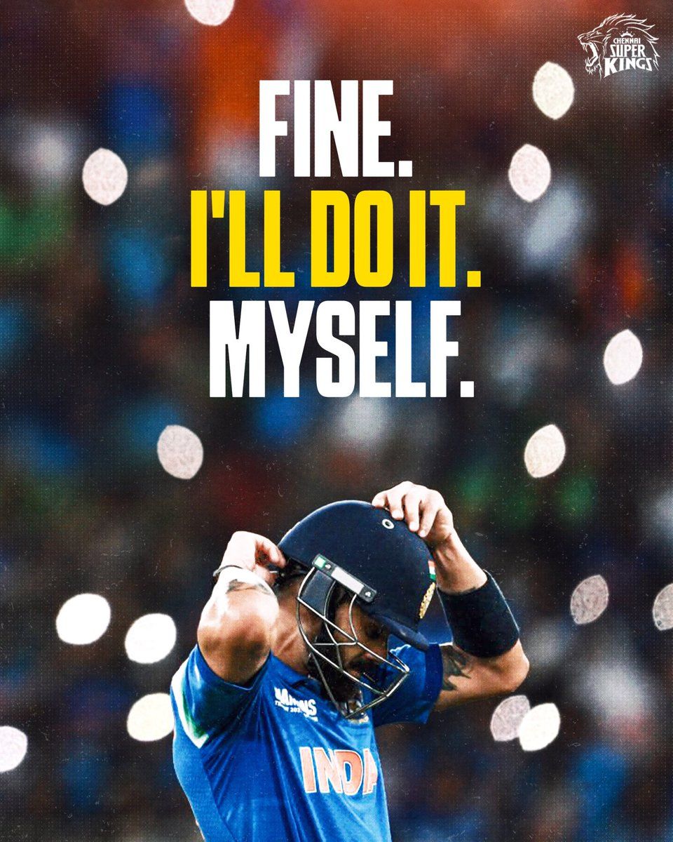 960x1200 CSK POSTER FOR VIRAT KOHLI. GOAT standing tall for India