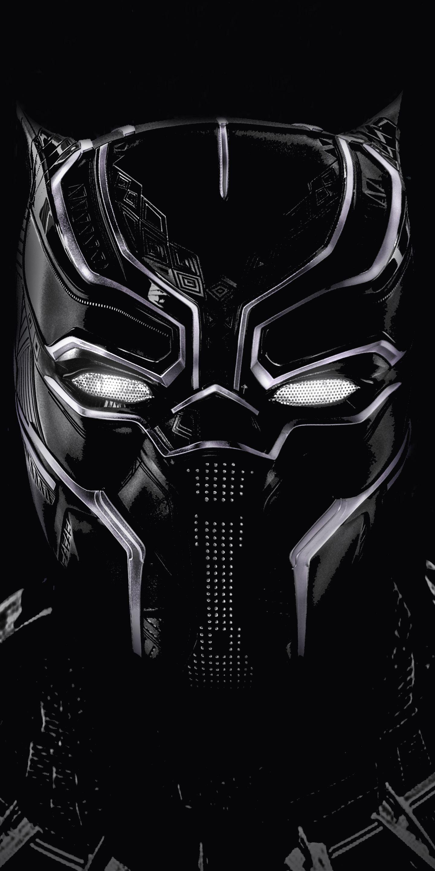 Black Panther Face Wallpapers - Top Free Black Panther Face Backgrounds ...