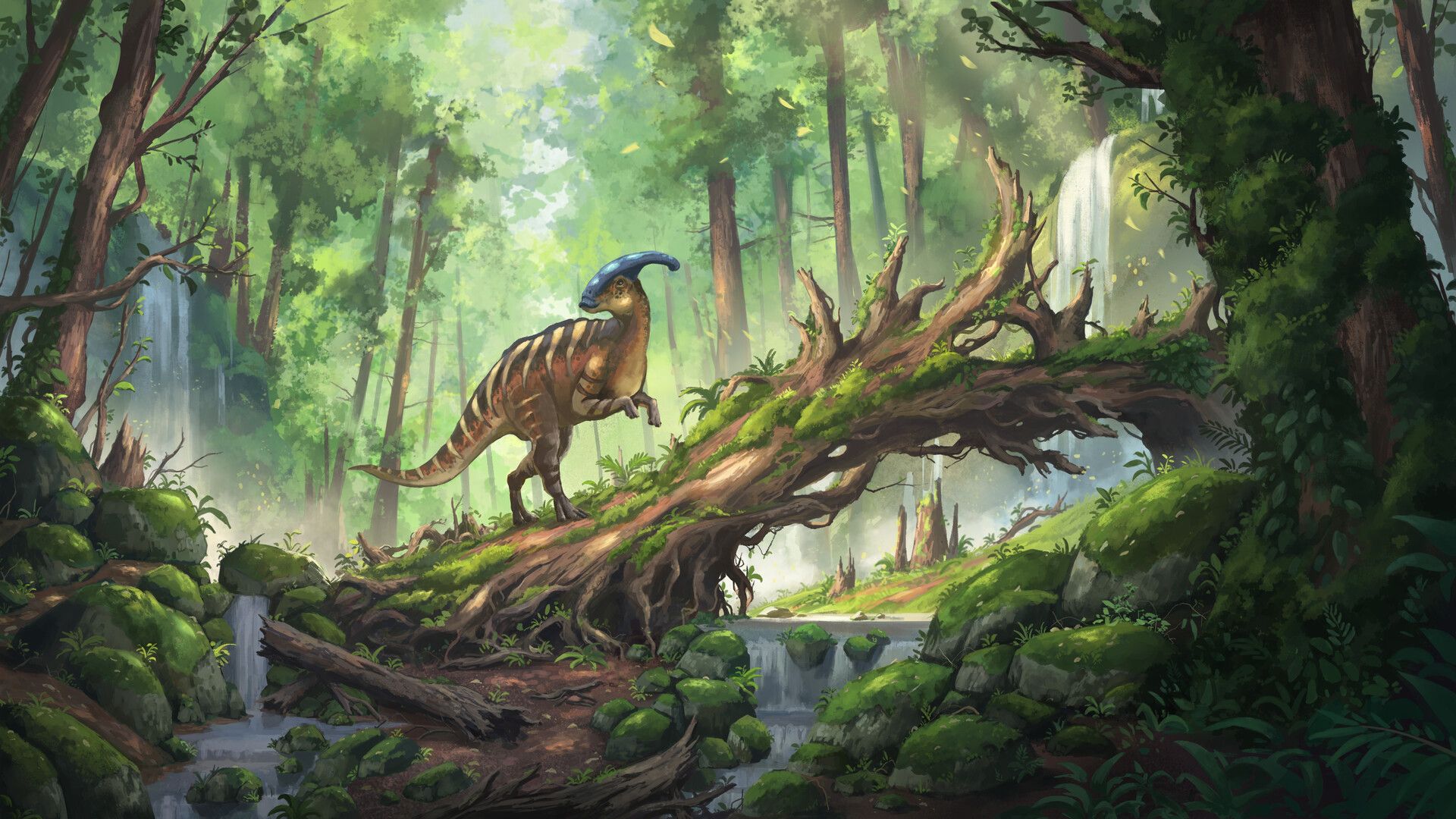 1920x1080 Forest Dino