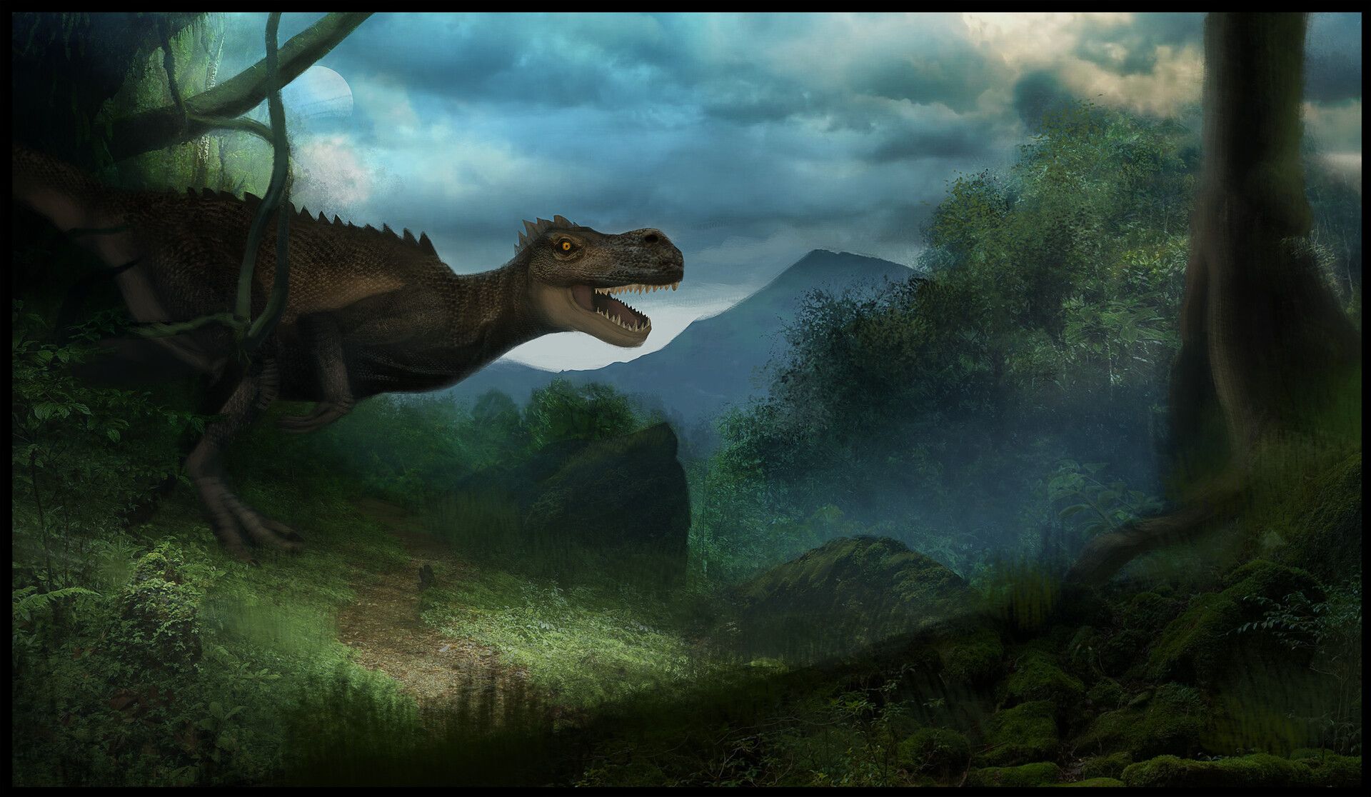 1920x1116 Dino Jungle Concept