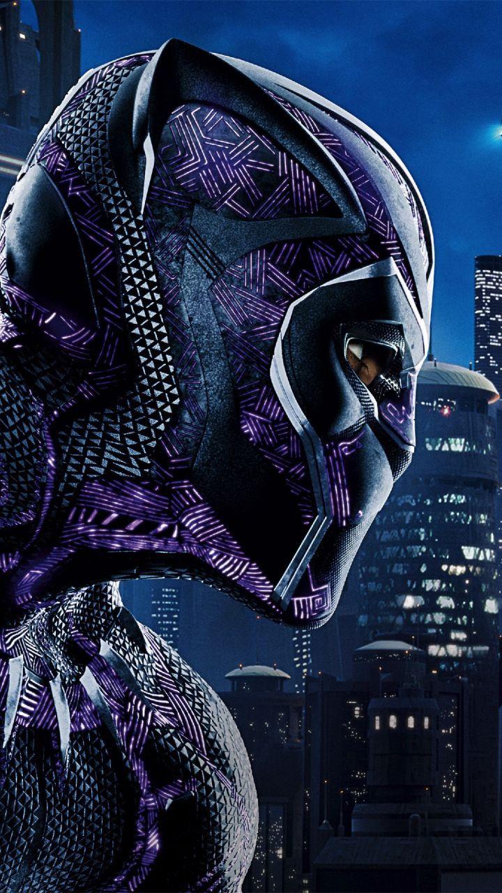 720x1280 wonderful wallpaper Black panther, movie, superhero, pink suit