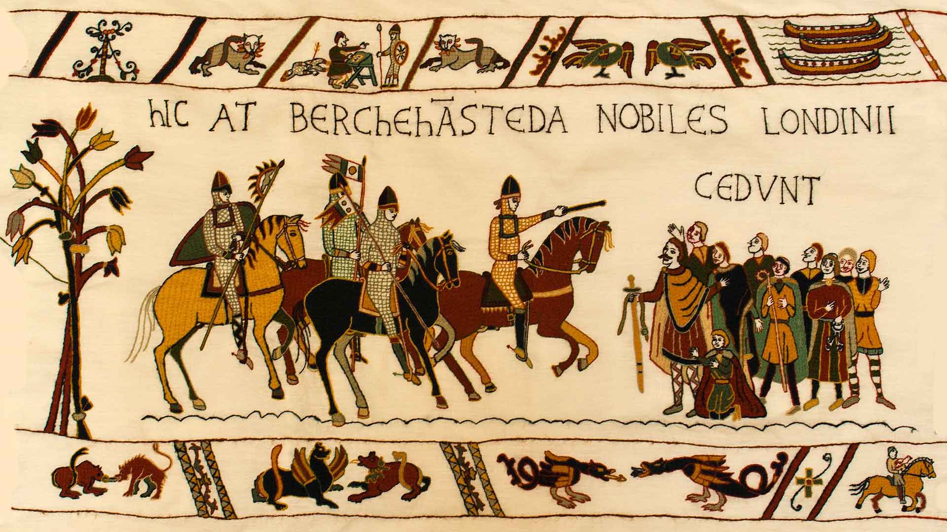 1920x1080 Berkhamsted Castle. The Alderney Bayeux Tapestry