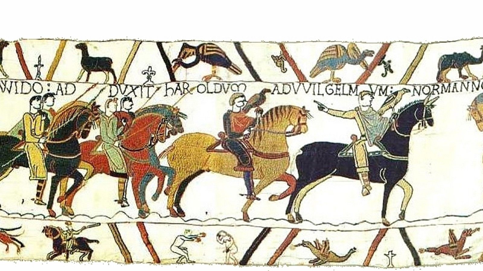 1600x900 Harold Godwinson, Bayeux Tapestry History Encyclopedia